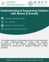 Understanding & Supporting Children with Stress & Anxiety - Primary