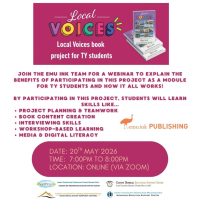 Local Voices Book Project for TY Students - Interactive Info Session