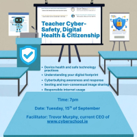 Teacher Cyber-Safety, Digital Health & Citizenship - Primary & Post Primary
